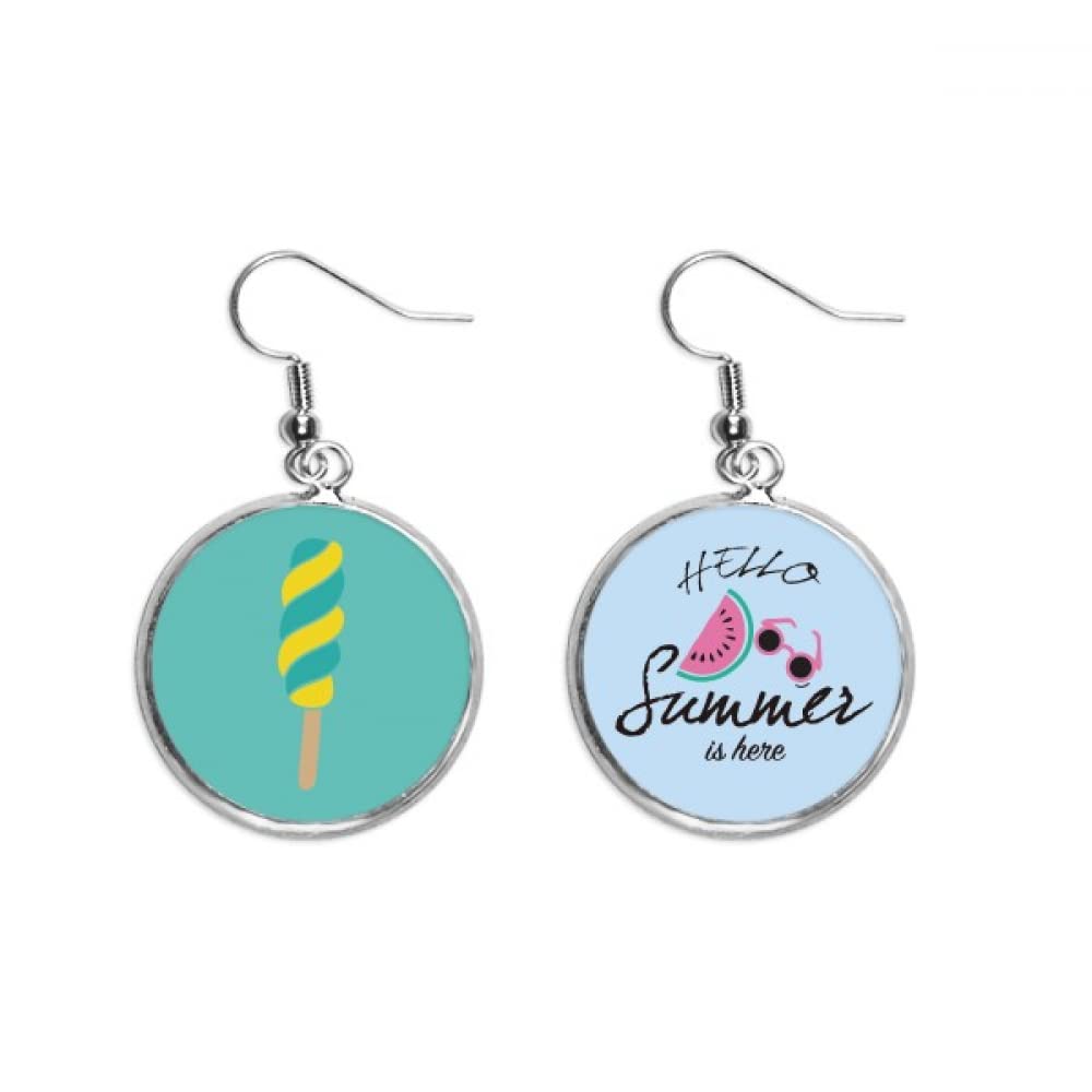 Pendientes de sandía de moda juvenil para lóbulo oreja mujer 5