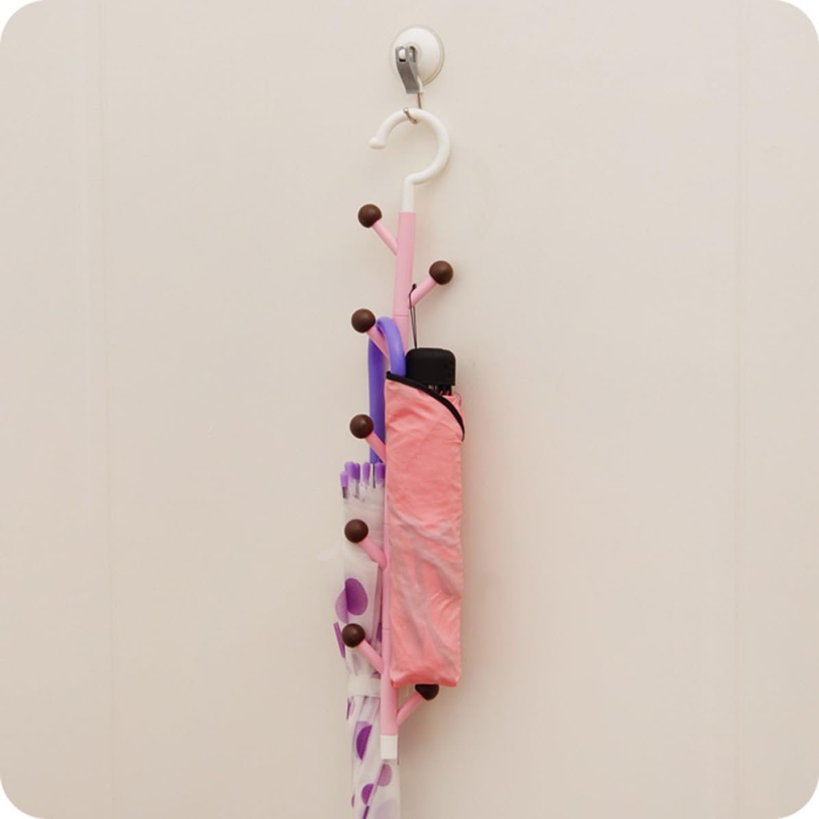 Degree Rotating Tree Shape Scarf Organizer for Closet Wardrobe