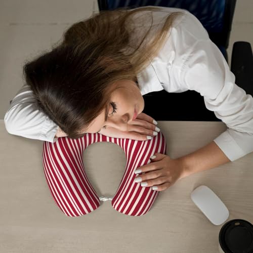 Almohada de espuma viscoelástica para cuello de viaje miniatura 7