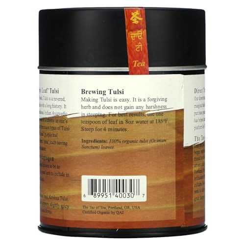 The Tao of Tea Purple Leaf Varietal, Krishna Tulsi Tea, Caffeine Free, 2 oz (57 g) - Thumbnail 2