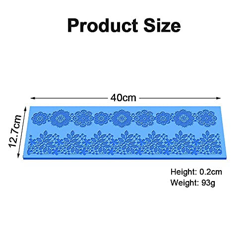 Misazy Pizzo Stampo per fondente,Stampo pizzo