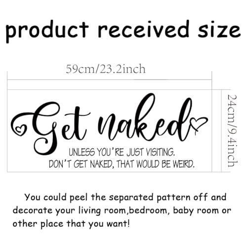 Get Naked Wall Stickers Vinyl Bathroom Wall Decals Minimalism Family Quote Sticker Sign  
Funny Bath Word Art Wall DIY Decoration Letter Print Minimalism Family Quote Sticker Sign  
Get Naked Wall Stickers Vinyl Bathroom Wall Decals Funny Bath Word A