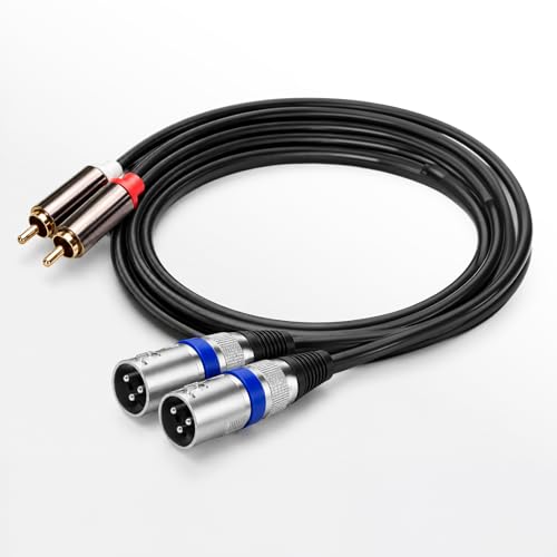Amazon.co.jp: AZNABLE XLR RCA 変換 ケーブル マイク キャノン