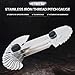 OriGlam Screw Thread Pitch Cutting Gauge Tool, Stainless Steel Metric Screw Pitc