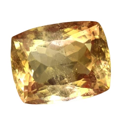 Pierre topaze jaune naturelle à facettes 16mm pour bricolage bijoux