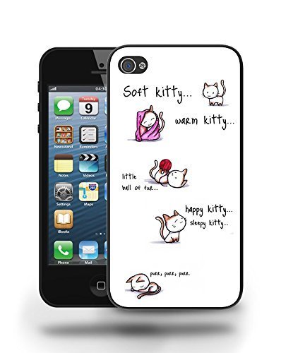 Big Bang Theory Cat Soft Kitty Warm Kitty Phone Case Cover Designs for iPhone 5 5S