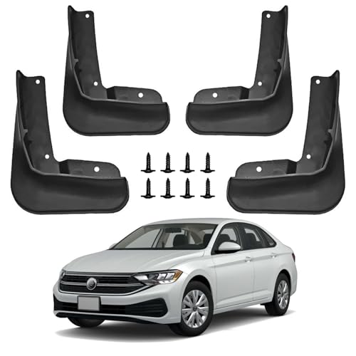 Norand Mud Flaps for Volkswagen VW Jetta 2019-2023 Mud Guards Splash Guards Tire Protector Mudguard Accessories Front & Rear 4pcs Set 2020 2021 2022
