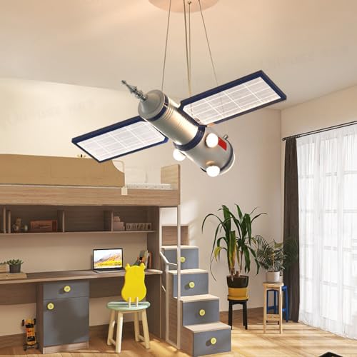 Suspension satellite spatial LED dimmable pour lustre chambre enfant - 3