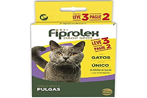 Ceva - Combo Fiprolex Drop Spot Antipulgas para Gatos - 0,5ml