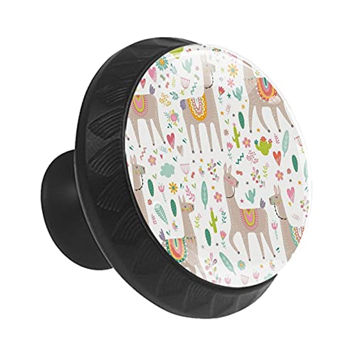 Boutons de tiroir lama et cactus de 35 mm pour commode et crèche - 3