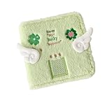 NVOQILIN Carpeta de tarjetas de fotos coreanas de felpa, para coleccionistas, álbumes de fotos, tarjetas de fotos populares coreanas