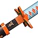 Sword fort Handmade Katana Anime Cosplay Sword, Stainless Steel Demon Sword Real Metal-Kochou Shinobu