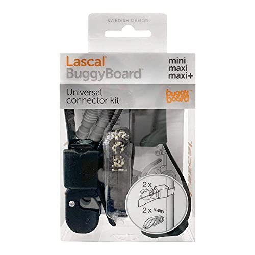 Lascal 19211 uniwersalne sprzęgło BuggyBoard, czarne [kolor śruby - szary]