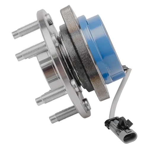 Image of Detroit Axle - AWD Front Wheel Bearing Hubs for 2004-2009 Cadillac SRX 6-Lug, Replacement 2005 2006 2007 2008 SRX Wheel Bearing and Hubs Assembly Set, Pair Hubs