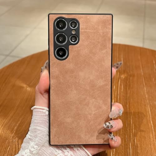 Étui en cuir antichoc pour Samsung Galaxy S22 avec protection appareil photo
