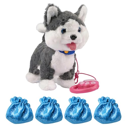 Interactive Electronic Plush Puppy Toy with Voice Mimicry for Toddler Fun and Language Learning Interactive Electronic Plush Pup