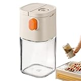 Tarro para condimentos – Salero de doble boquilla | Contenedor cantidad...