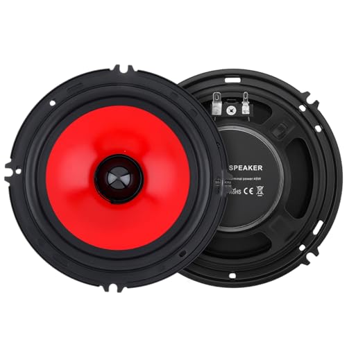 DriSentri 6.5' Coaxial Car Speakers, Set of 2, Easy Installation Heavy Mid-bass Tweeter