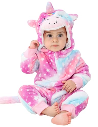 Combinaison Halloween bébé flanelle vêtement nuit animal chaud 3-36 mois