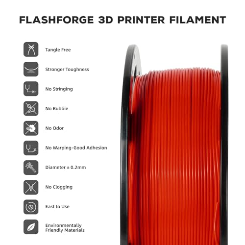Filament PLA 1.75mm Rouge pour Prototypage Rapide et Fiable sur Creator Pro - 2