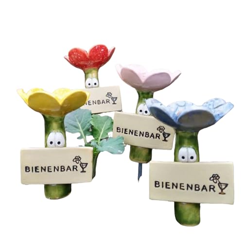 Insektentränken,Bienentränke für Den Garten 4er-Pack Cups for Bee Wildbienen- un
