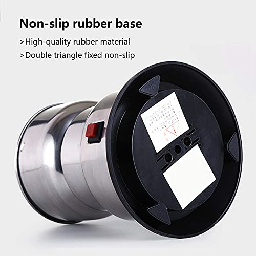 ywewsq Molinillo de café eléctrico, Molinillo de nueces de Granos de café de 550 W con Cuchillas de Acero Inoxidable… - Imagen 6