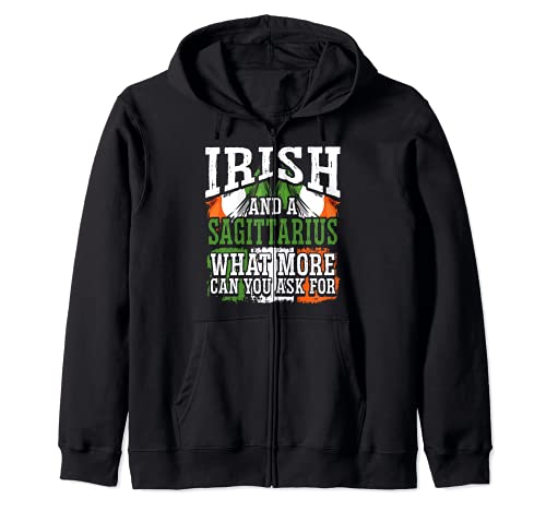 Irish and A Sagittarius Funny Zodiac Facts Birthday Gift Sudadera con Capucha