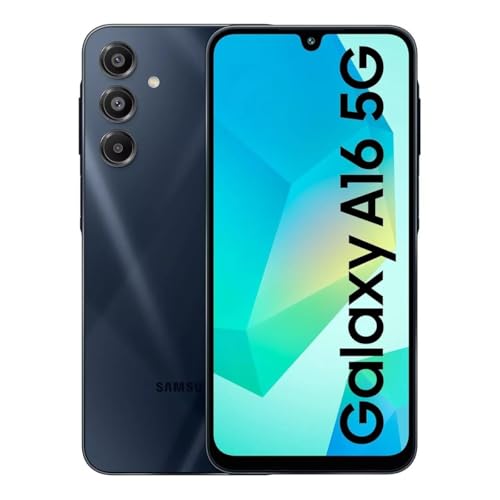 SAMSUNG Galaxy A16 5G Android Smartphone AMOLED Display Fast Charging Expandable Storage US Version Blue Black only for T-Mobile Network