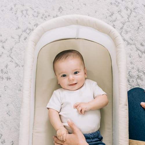 Baby Delight Snuggle Nest Bassinet, Portable Baby Bed, for Infants 0 – 5 Months, Organic Oat by Baby Delight - Image 6