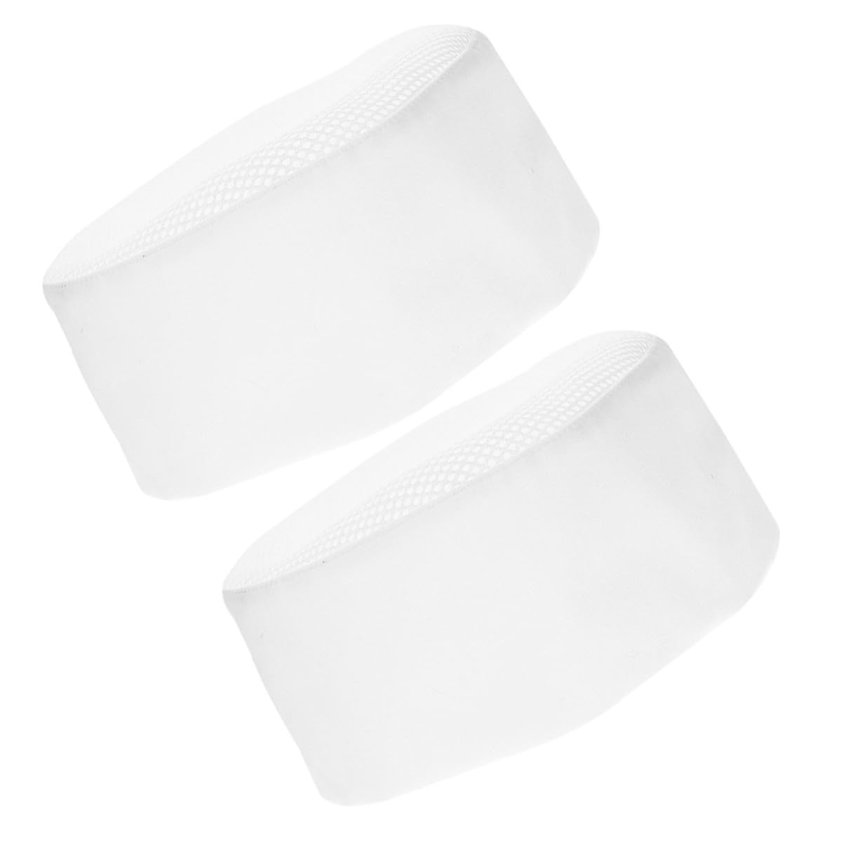 Operitacx 10 Pezzi Cappello da Chef Unisex Bianco in Cotone e Poliestere