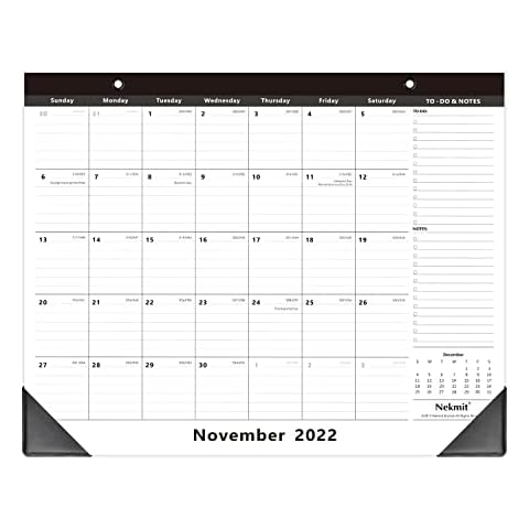 Magnetic Calendar for Fridge, Nekmit Fridge Calender Runs From Now to Dec 2023, Refrigerator Calendar 2022-2023 for Planning and Organizing Your Life, 38x31cm Cover