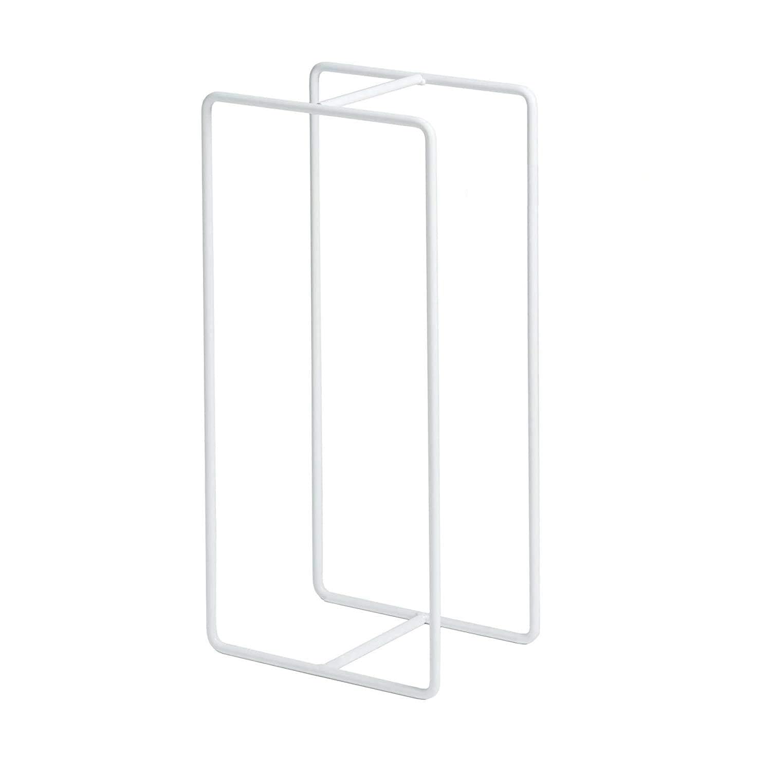 INDIAN DECOR FREESTANDING Metal Magazine Holder/Newspaper Rack - White - Made in India-image-40