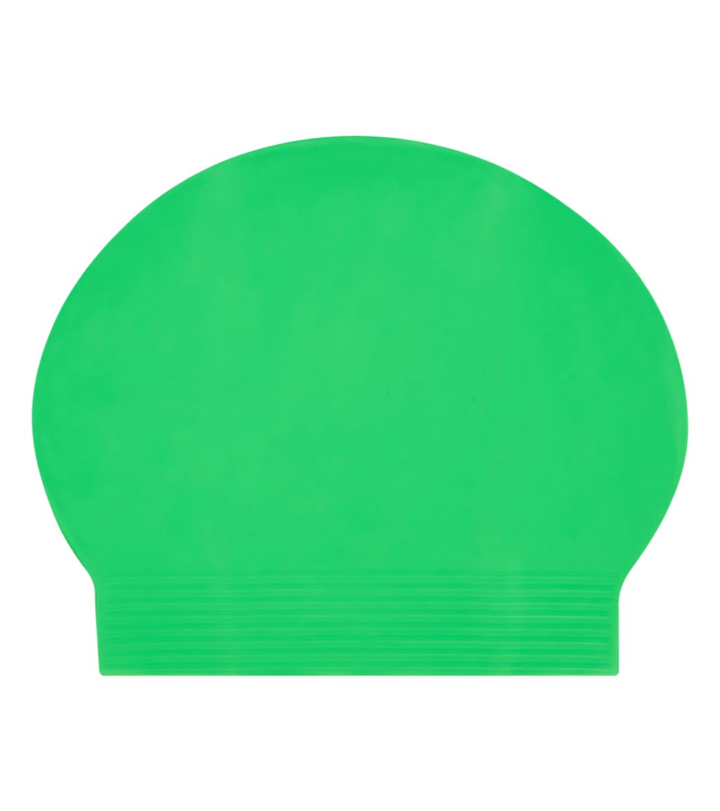 Sporti Kids Latex Swim Cap with Height 7.125" Opening 9", Anti-Slip Ribbing On Edge, Easy to Wear, Thin Rubber Bathing Cap