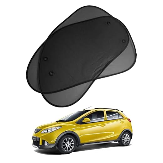 2 uds., Parasol Negro para Coche, KIMISS, Parasol para Ventana Lateral, Cubierta de Visera de Malla, Pantalla Solar para Parabrisas de Coche, Parasol Reflectante, Escudo Térmico
