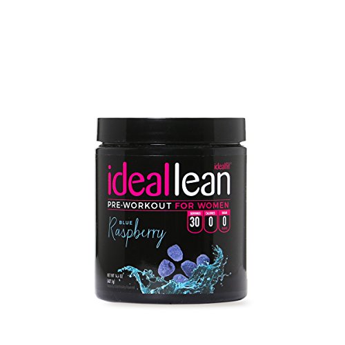 IdealLean, Best Pre Workout for Women - Energy Boost, Increase Training Intensity, Mental Focus, & Results, Beta-Alanine, Low Calorie & Healthy, 30 - Servings (Blue Raspberry) IdealLean, Best Pre Workout for Women - Energy Boost, Increase Training Intensity, Mental Focus, & Results, Beta-Alanine, Low Calorie & Healthy, 30 - Servings (Blue Raspberry)