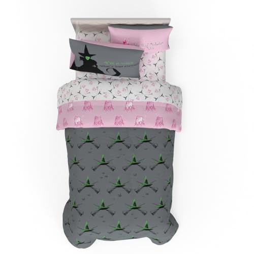 Image of Collectibles The Wizard of OZ Bedding 5 Piece Super Soft Reversible Comforter and Sheet Set with Sham, Twin, (Officially Licensed Product) By Franco