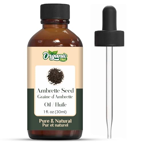 Image of Organic Zing Ambrette Seed (Abelmoschus moschatus) Oil | Pure & Natural Carrier Oil for Skincare, Aroma & Diffusers - 30ml /1.01fl oz
