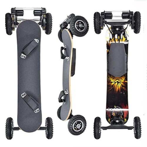 Lakenbroade Skateboard Elettrico Fuoristrada per Tutti i Terreni, tavola da