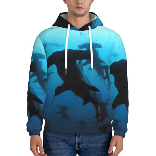 Sweat à capuche requins marteaux EdWal en polyester avec poche kangourou - 2