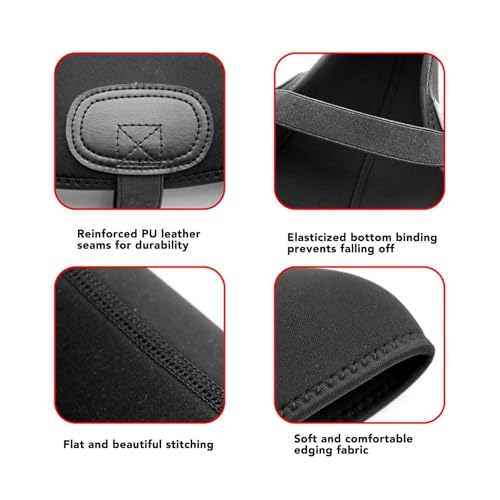 Cubiertas para Botas de Esquí, 1 Par Impermeables de Neopreno para Protección en Actividades al Aire Libre miniatura 4