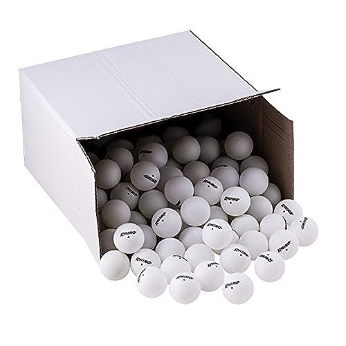 Champion Sports 1 Star Table Tennis Ball Bulk Pack – White Ping Pong Balls, 144 Count, with 40mm Seamless Design – Recreation Table Tennis Equipment, Accessories