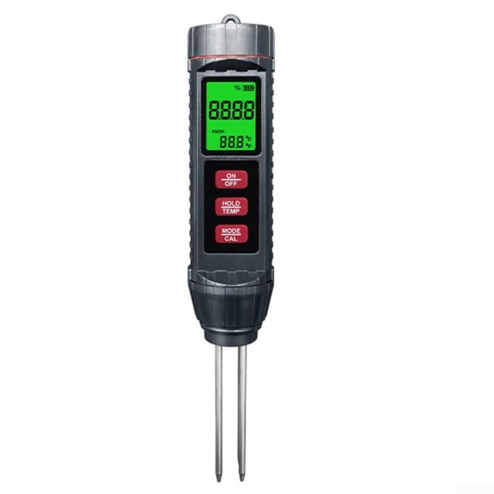 Termometro 3 in 1, analizzatore di suolo ad alta precisione, pH e temperatura di umidità, per agricoltura, giardinaggio, cura delle piante