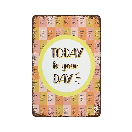 Today Is Your Day Positive Affirmation ���r���O���[�� �Q�� �E�H�[���A�[�g ���B���e�[�W �u���L�Ŕ� ���^�� �u���L�Ŕ� �E�H�[���A�[�g �����b�N�X �A�[�g �X�g���X���� �M�t�g �y�����Ǒ��� 20.3x30.5 c