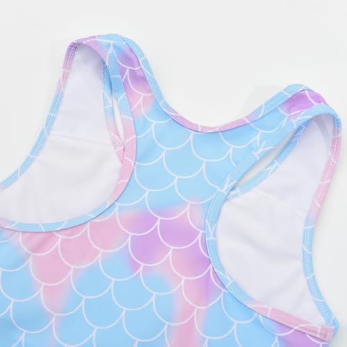 Image of Uhnice Girls Swimsuit Two Piece Tankini Swimwear with Boyshort