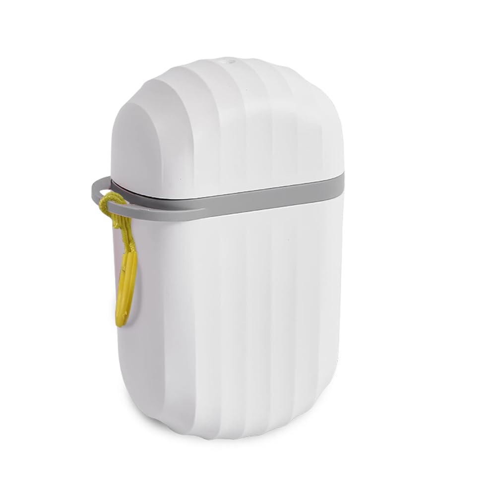 FreshDcart F723 Portable Travel Soap Case Holder Soap Capsule Soap Box with Plastic Soap Tray, Leakproof Cover for Bathroom, Outdoors, Home, Travel, buisness Trip (White Pack of 1) (B0CTMM6LZ6) Amazon Price History, Amazon Price Tracker