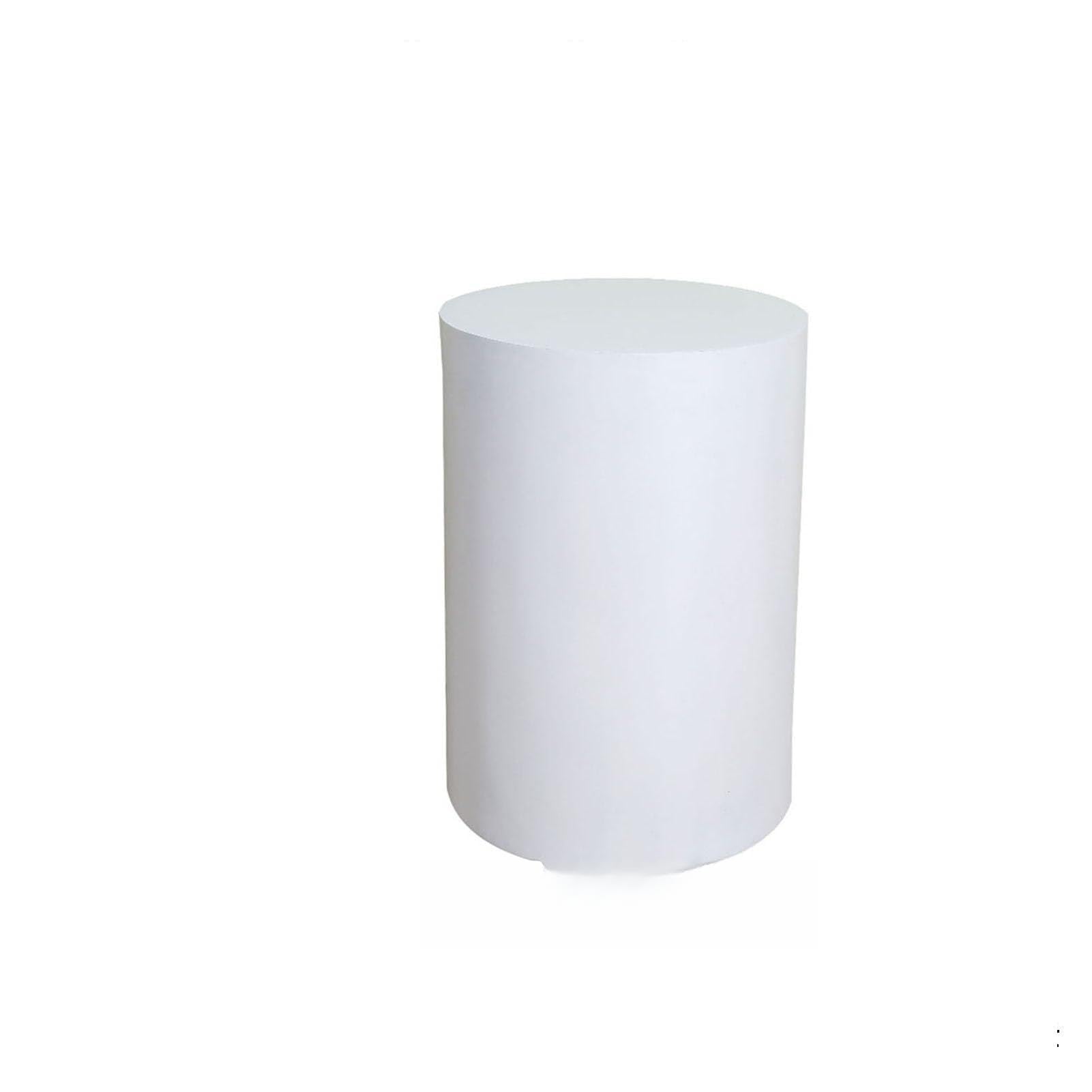 MNUvxzaewf Round Mannequin Display Stand, White Cylinder Plinth for Bridal Shop & Event Decor, Platform Base for Jewelry & Model(Black,40x80cm)