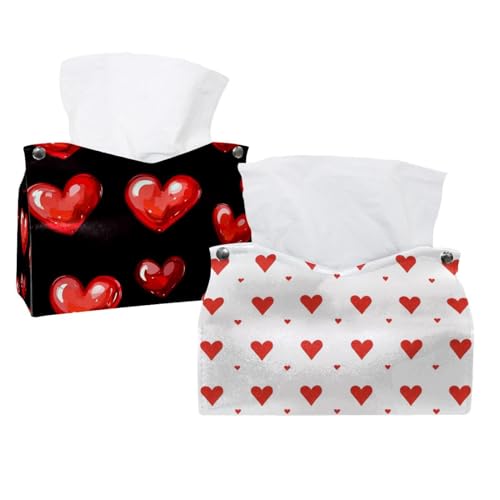 Boîte à mouchoirs cœurs pour une touche de tendresse dans le salon