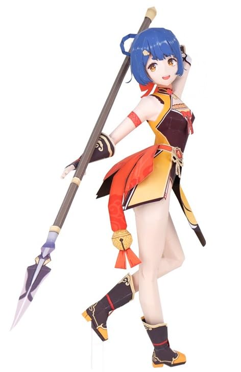 Amazon.co.jp: 3D 組み立て模型 ペーパークラフト 原神 美少女