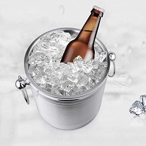 SturdyDouble Dik roestvrij staal ijsemmer Champagne Bucket Ijsemmer Wine Bar Bar Room Wine IJsemmers - Image 5