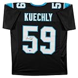 Luke Kuechly Authentic Signed Black Pro Style Jersey Autographed BAS Witnessed
